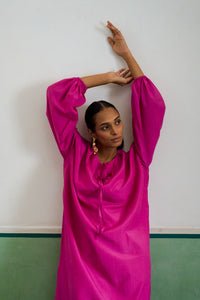 Sorrento Dress in Berry Pink
